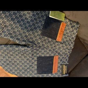 ECO WASHED GG DENIM PANT